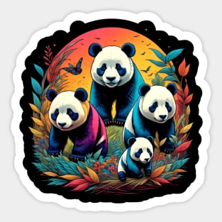 Panda Vibes Sticker